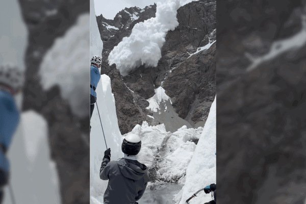 avalanche video k2 ice climbers