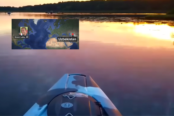 Kayaker faked death