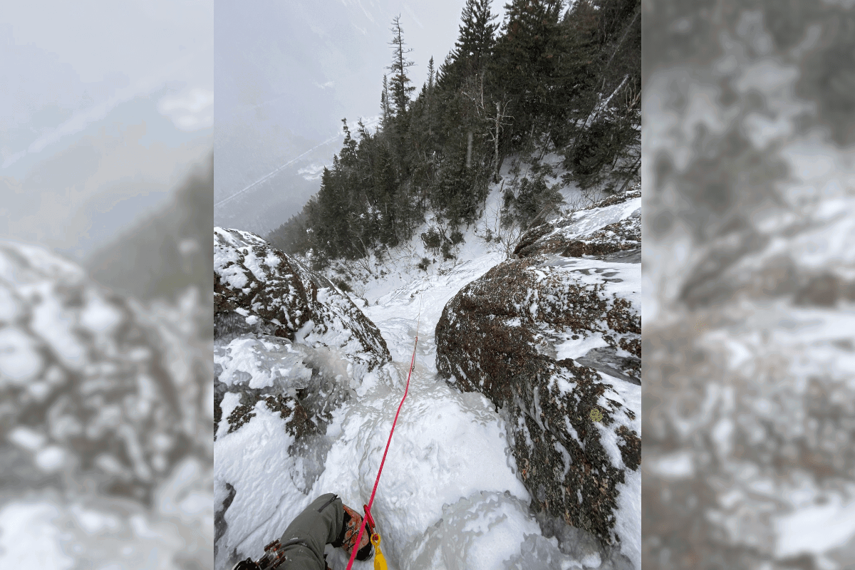 ice climber fell 60 feet and survived