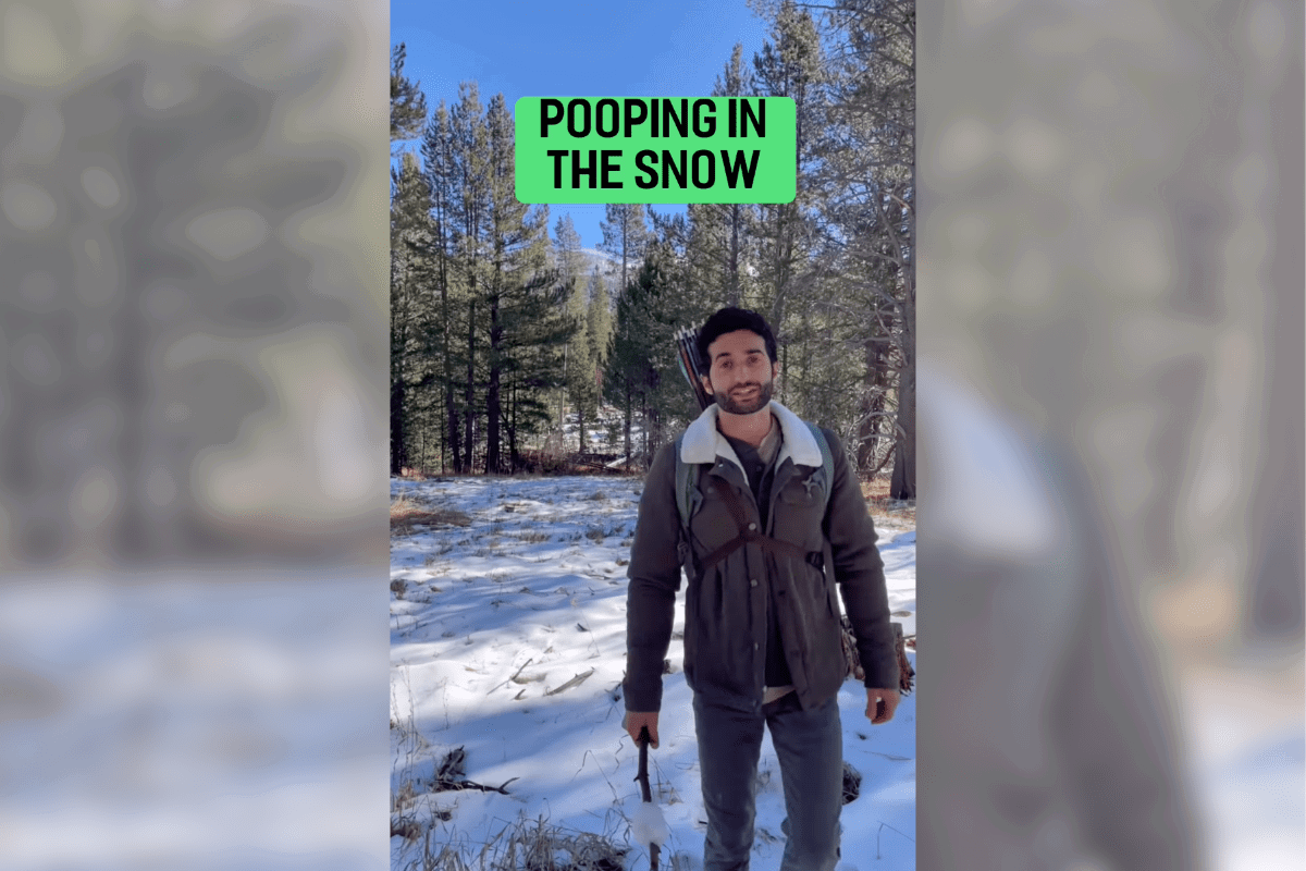 tips for pooping in the snow