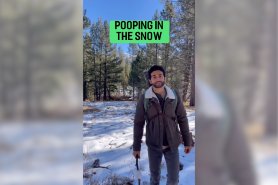 tips for pooping in the snow